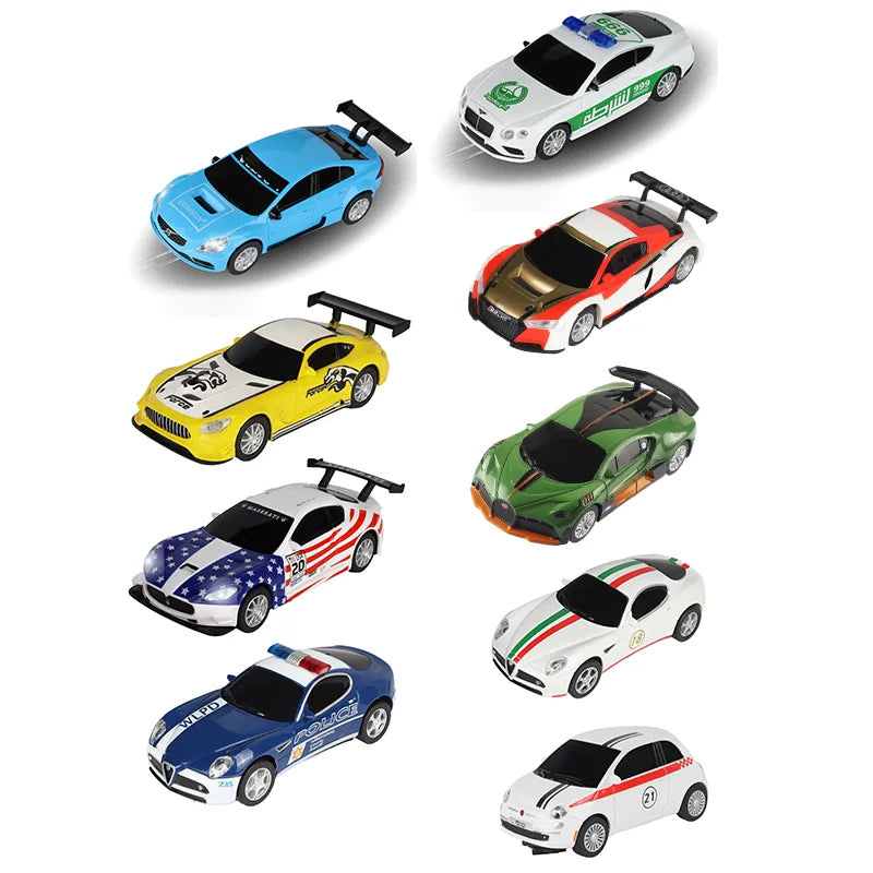 Analog Slot Car 1:43 Maßstab Continental GT Polestar SLS Romeo 8C WRC Rally R8 Polizei Für Carrera Evolution Die meisten 1 43 Strecken Autos