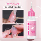 UR SUGAR 3tlg. Künstliche Nägel Set mit 420Stk. matten Soft Gel Tips Solid Glue Gel Entferner Schnelles Nagelverlängerungs-Kit Nagelpflege Starter-Set