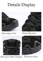 Herren Freizeit Jagd Stiefeletten Outdoor Taktische Wanderschuhe Herren Stiefel Jagd Arbeitsstiefel für Motorradschuhe Militärstiefel