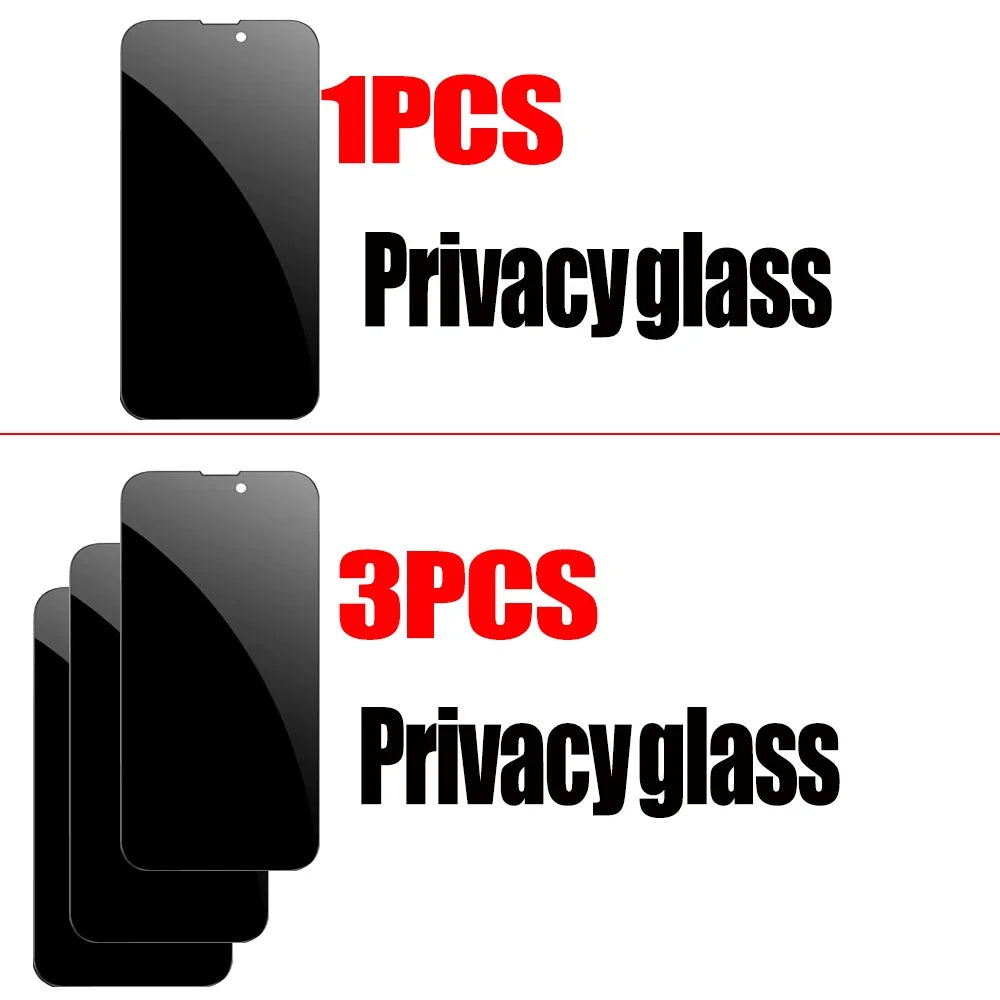1/3/5 Stück Anti-Spionage Panzerglas für iPhone 17 16 15 Pro Max Blickschutzfolie iPhone 16 Frontfolie iPhone 15 14 Plus Panzerglas iPhone 17 16e 14 13 12 11 Blickschutzfolie Zweitbild