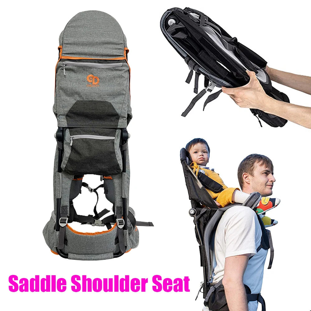 1 Pcs Child Carrier Saddle Shoulder Straps Children Travel Bag with Shoulder Straps Dad Hiking Single Shoulder Baby Carrier