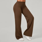 Damen gerade Yoga-Leggings weicher, dehnbarer Stoff Damen-Yogahosen GYM Schweißableitende Eigenschaften Lauf-Sport-Hosen