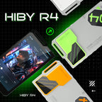 HiBy R4 ES9018Q2M*4 Android12 HiFi-Musikplayer MP3-Audio Bluetooth WiFi DSD256 MQA 16x USB DAC Kopfhörer-Verstärker 11 Std. 4,7'' OPA1652