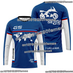 Heißer Verkauf GS Adventure Motorrad Gedenk-T-Shirt Outdoor Motorradfahren Bequemes Oberteil für Adventure Bike Liebhaber