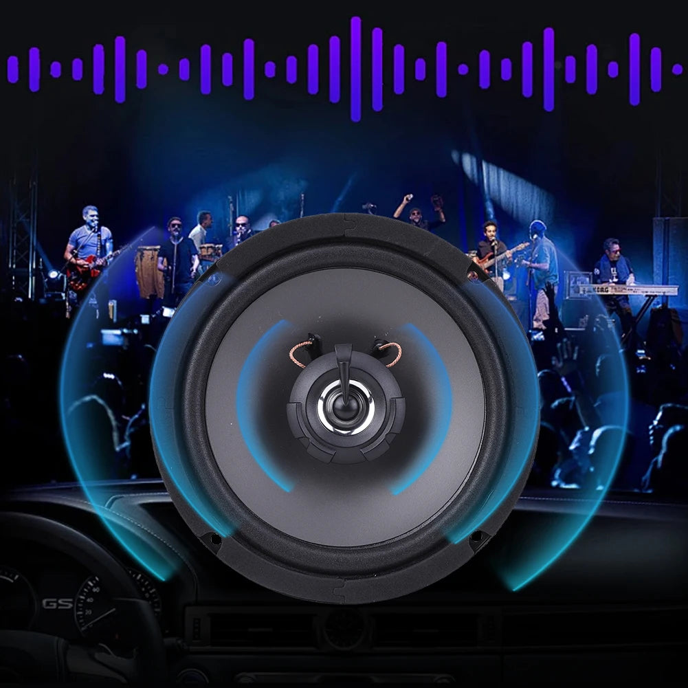 4/5/6 Zoll Auto Audio HiFi Musik 12V 2-Wege Auto HiFi Koaxiallautsprecher 4 Ohm Vollbereichsfrequenz Auto Audio 300W/400W/500W