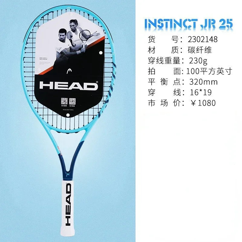 HEAD 2026 Neuer Carbon Tennisschläger für Herren Damen Tenis Raquete Blau