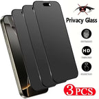 1-3 Stück Blickschutzfolie für iPhone 17 14 11 12 13 15 16 Pro Max 12 13 Mini 14 15 16 Plus XR XS X Anti-Spionage Panzerglas
