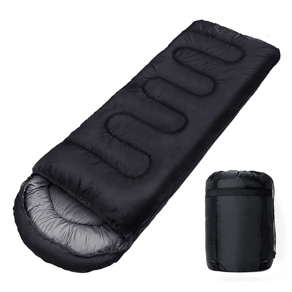 Camping-Schlafsack Leicht 4 Jahreszeiten Warm Deckenform Rucksack Outdoor Mumie Baumwolle Winter-Schlafsack