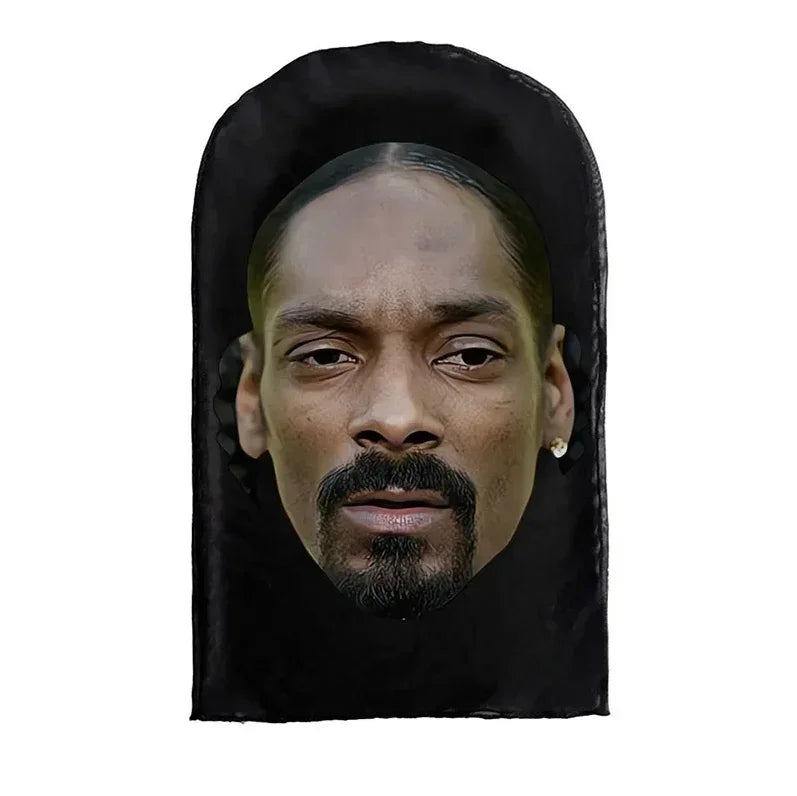 Neue 3D-gedruckte Kanye Maske Drake Elastisches Mesh Vollgesichtsmaske für Unisex Cosplay Kopfbedeckung Party Simulation Sturmhaube Mütze Kopfbedeckung