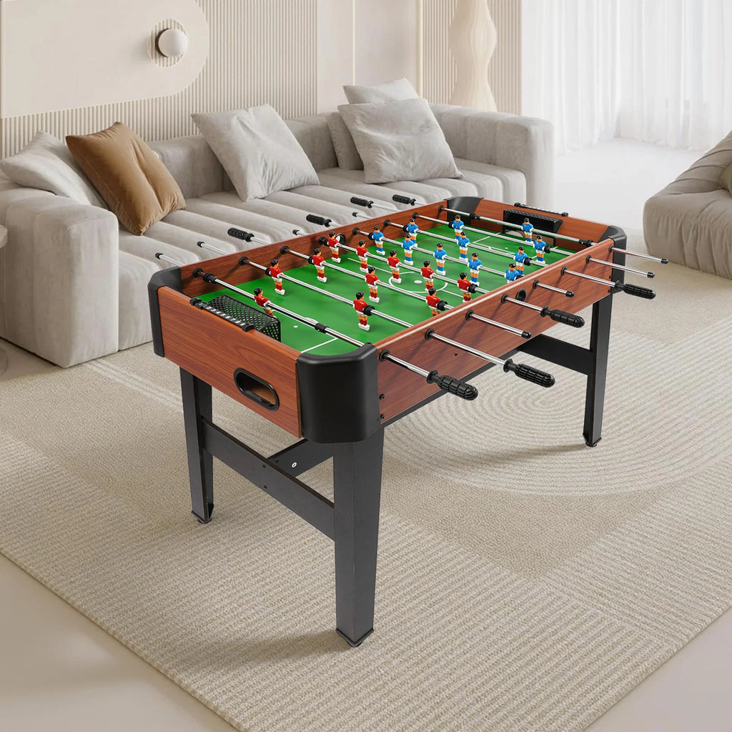 Tischkicker Tischfußballspiel 8 Stangen Tischfußballspiel 119x61cm Indoor-Unterhaltung für Kinder, Erwachsene, Heimspielzimmer