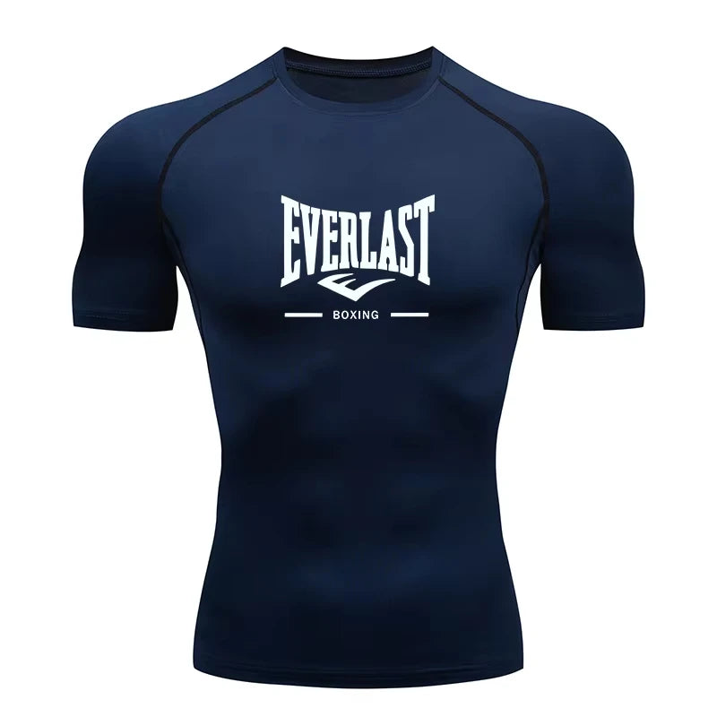 Neues Kompressions-Lauf-T-Shirt für Herren, Kurzarm, Fitnessstudio, Training, Sportbekleidung ZY00139