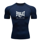 Neues Kompressions-Lauf-T-Shirt für Herren, Kurzarm, Fitnessstudio, Training, Sportbekleidung ZY00139