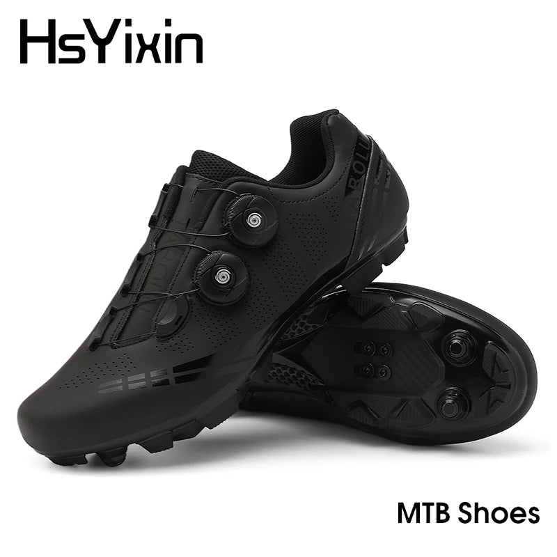 Fahrradschuhe aktualisiertes Modell MTB Fahrrad Herren Rennen Wettkampf selbstsichernd Speed Fahrrad Sportschuhe Damen Spd Cleats Radschuhe