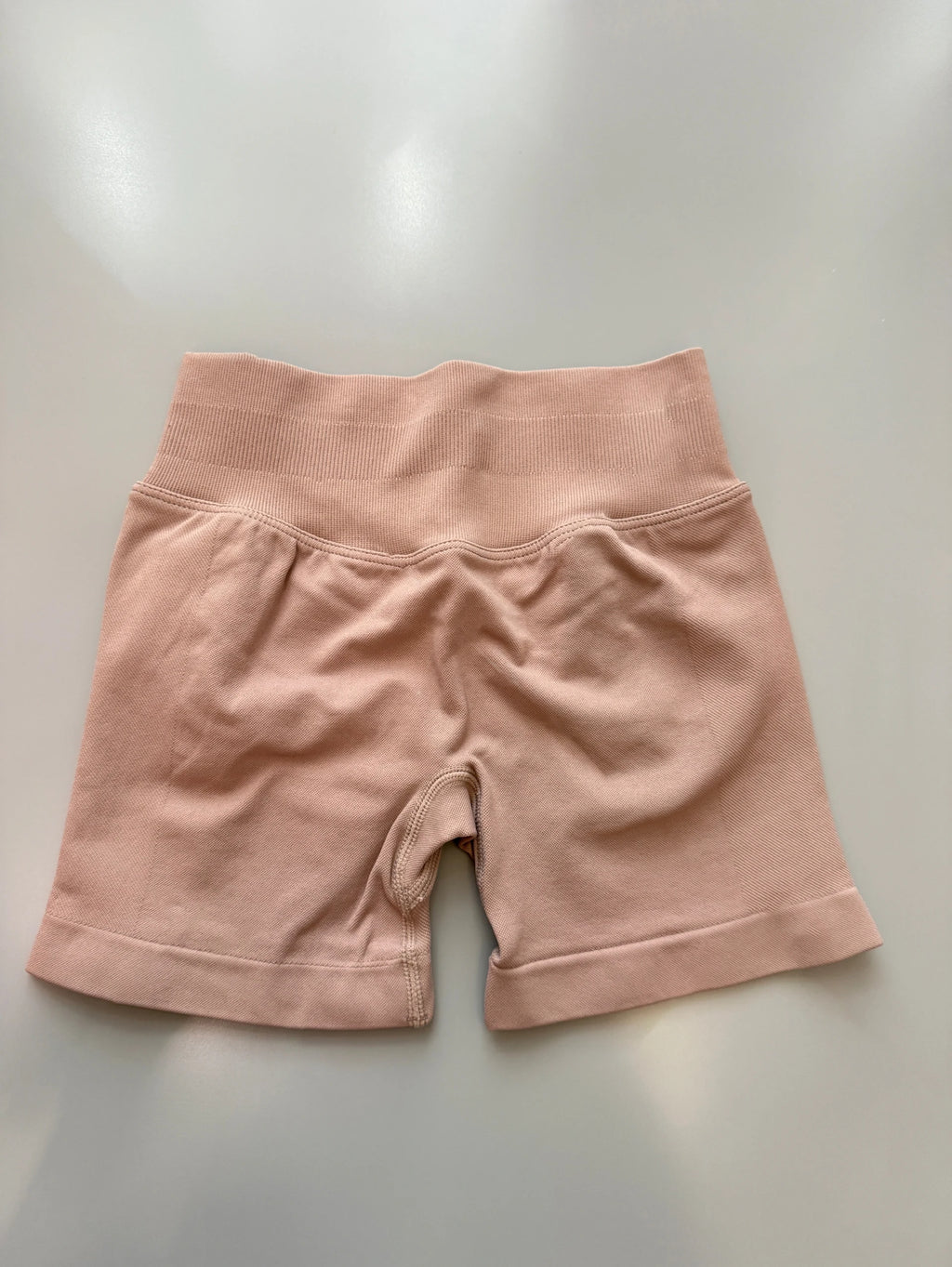 Impact Shorts 4.5" Nahtlos, hochelastisch, niedrig gerippter Bund, dezenter Po-Kontur-Shorts, Fitness Workout Yoga Gym Shorts