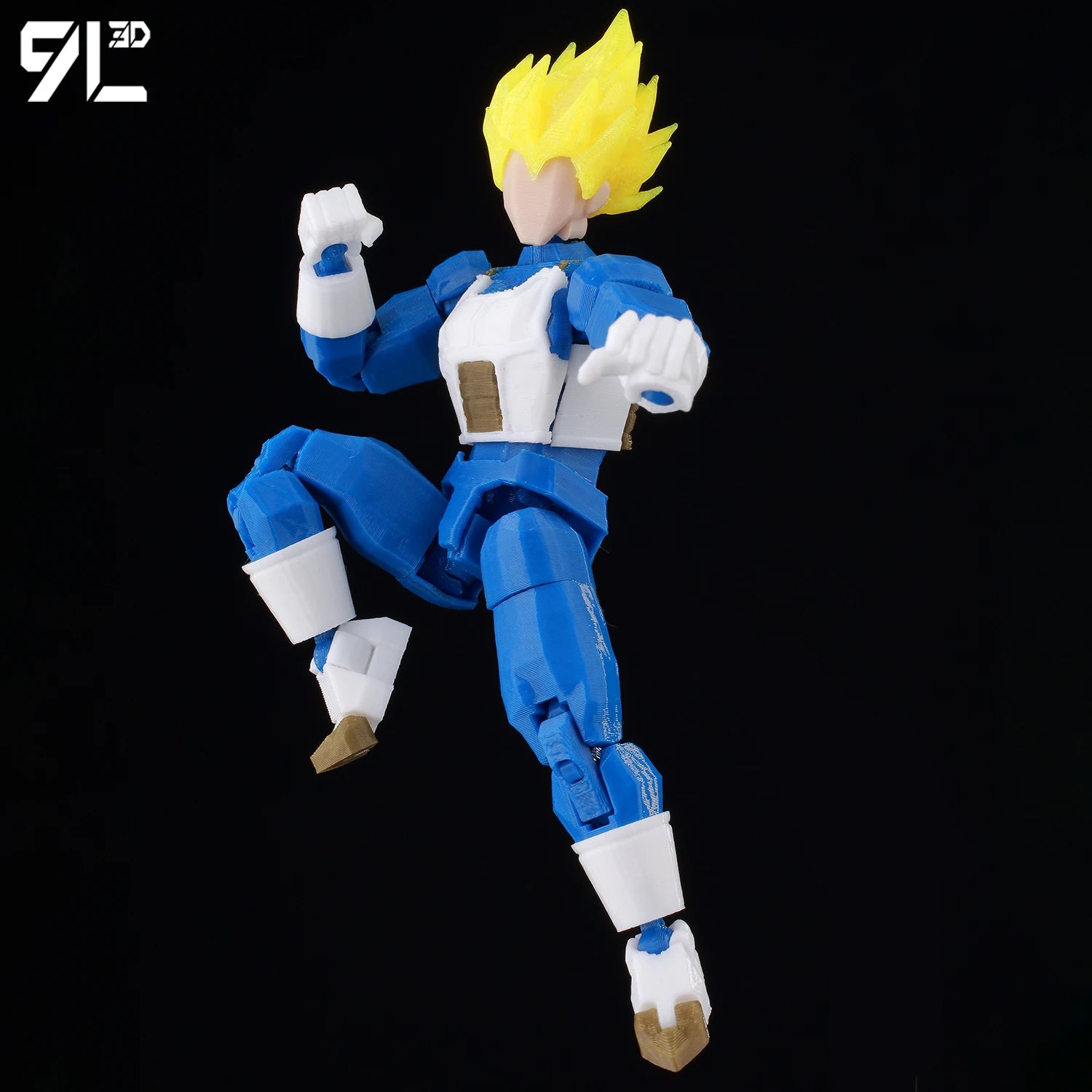 9L3D Gedruckte Dragon Ball Son Goku Vegeta Beerus Frieza Anime Lucky13 Dummy13 Titan13 Actionfiguren Mehrgelenkige Bewegliche Spielzeuge