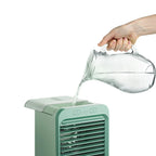 Neuer tragbarer, über USB aufladbarer Mini-3-Gang-Klimaanlagenkühler-Ventilator, Klimaanlage, Luftkühlung, Büroschreibtisch-Ventilator