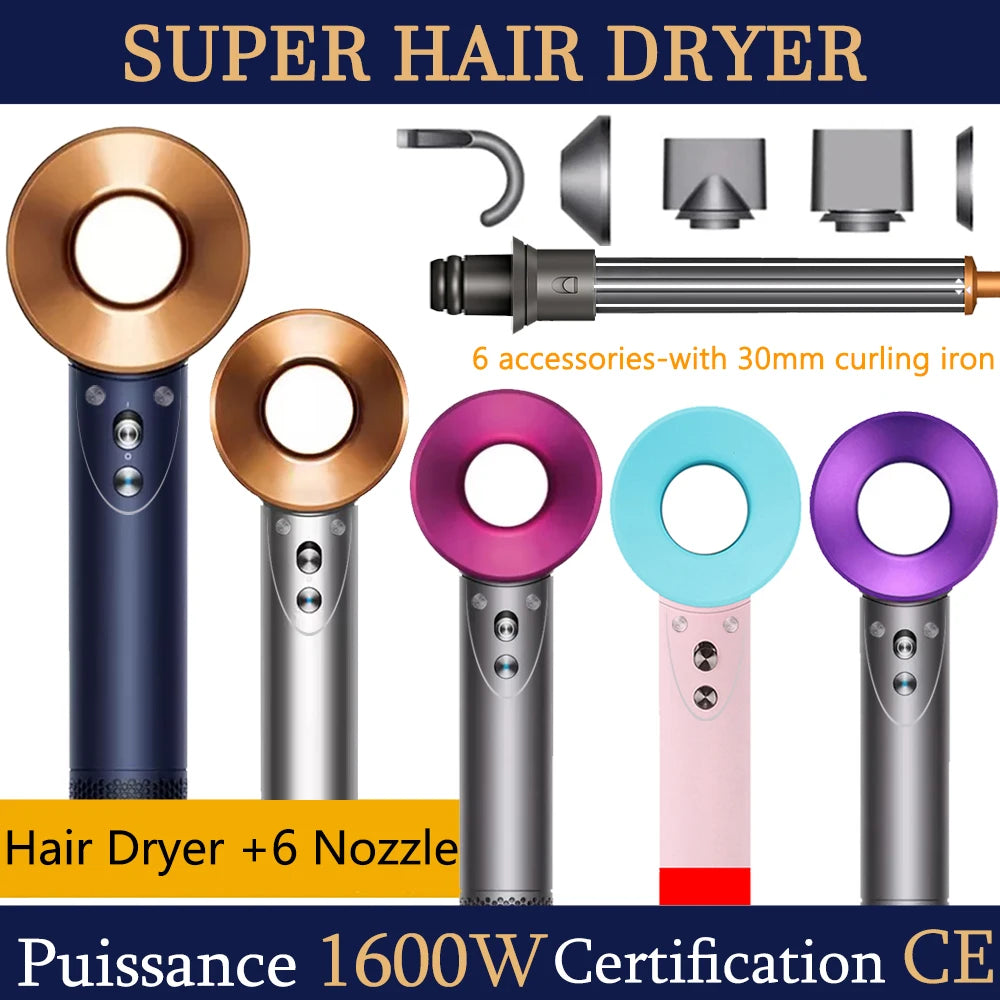 SenCiciMen Professinal Hair Dryer Negative Ion Blow Dryer Quick Dry Leafless Hairdryer Salon Home Constant Temperature Hair Care Hauptbild