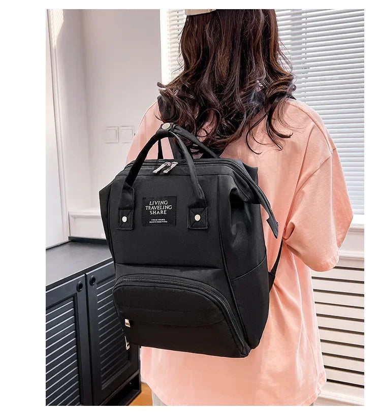 Wickelrucksack Windeltasche Mama Große Kapazität Taschen Mama Baby Multifunktionale Wasserdichte Outdoor Reise Windeltaschen für die Babypflege