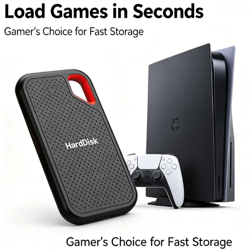 High-Speed Original SSD 2TB Portable USB3.1 Festplatte 4TB Geräuschlose Disk für Freelancer Laptop Tablet Werkbank