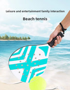 Padel-Tennisschläger Strandtennisschläger Carbonfaser Leichte Tennisschläger Outdoor-Sport Herren- und Damen-Leuchtschläger