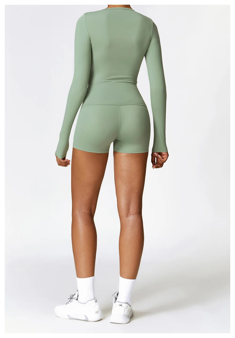 NCLAGEN Yoga-Shirts für Damen, Langarm, Winter, Fitness, Laufen, Gym-Kleidung, Workout, Dry Fit, atmungsaktiv, hochelastisches Sport-Oberteil