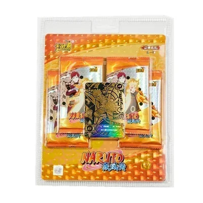KAYOU Original Naruto-Kartenbox Anime-Figurenkarten-Boosterpack Sasuke-Sammelkarten-Spielzeug Weihnachtsgeburtstagsgeschenk für Kinder