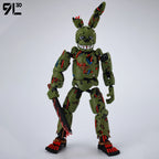 9L3D Gedruckte FNAF Freddy Fazbear's Pizza Springtrap Spielzeug Actionfiguren Anime Modell Lucky13 Dummy13 Titan13 Ornamente Geschenke