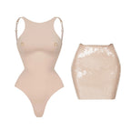 2026 2tlg. sexy Damen-Badeanzug, einteilig, weibliche Bademode, unifarben, Biquini, hoch geschnitten, Monokini, Push-Up-Badeanzüge, Strandmode