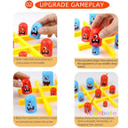 Brettspiel Spielzeug Tic Tac Toe Groß isst Klein Logisches Denken Trainingsspiel Eltern-Kind Interaktives Familienspiel Kinder Weihnachtsgeschenk