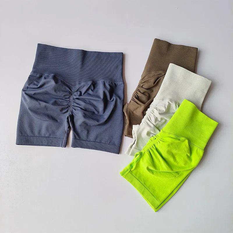 Damen-Sporthose mit Pfirsich-Po-Lifting, hoher Taille und Taillenstraffung, schlankmachende Laufhose, schnell trocknend, dreiviertel-enge Hose Hauptbild