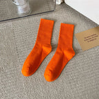 33 Farben Sommer Baumwolle Weiche Socken Fröhlich Bunte Damen Mid-Tube Strümpfe Modetrend Rot Grün Knöchelsocken Herbst Strumpfwaren