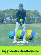 Golf Dual-Color Assist-Gerät Schwungmechanik, Armhaltung beibehalten, Chicken-Wing-Haltung verbessern, Dreieckstraining