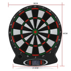 Professionelle elektronische Dartscheibe mit LCD-Anzeige, 6 Darts inklusive, für Zuhause, Bar und Party