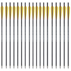 Carbon-Armbrustpfeil mit ersetzter Pfeilspitze, Bogenschießbolzen, Schießzubehör, Jagd, ID8.8, AD7.6, 20"