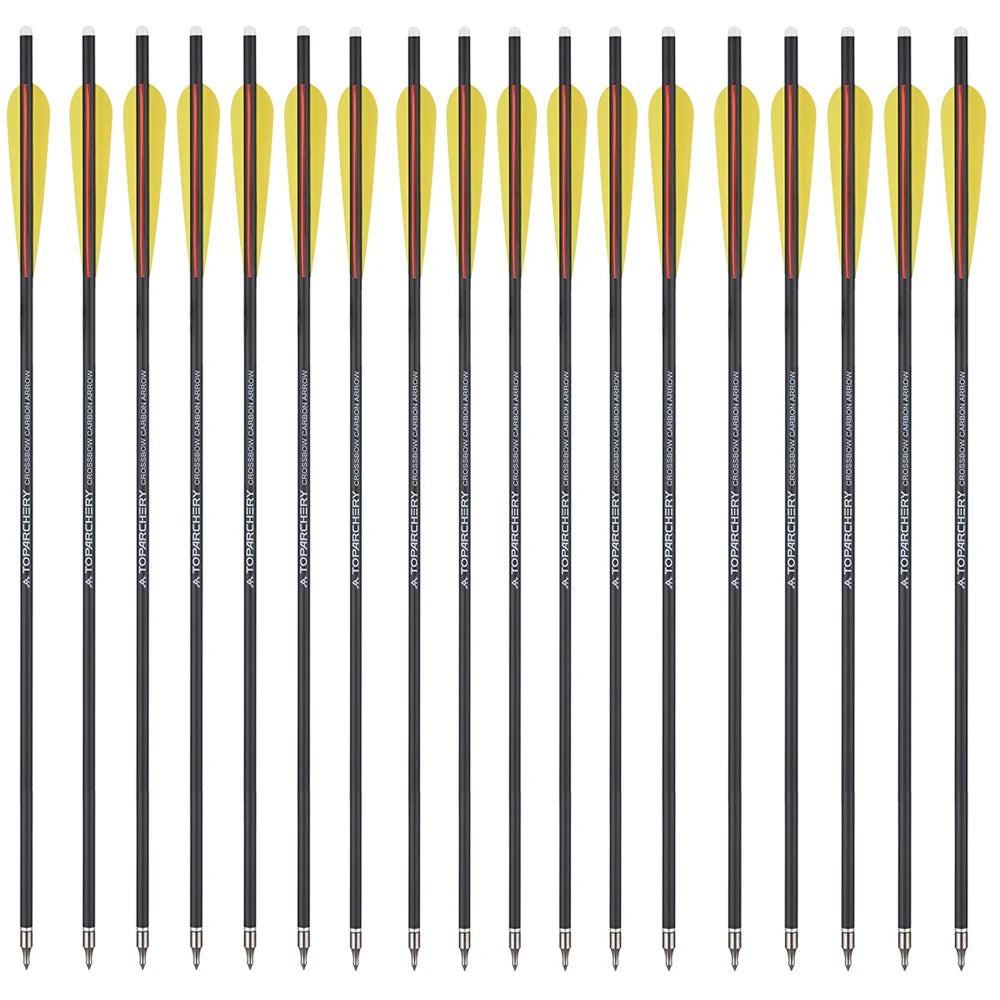 Carbon-Armbrustpfeil mit ersetzter Pfeilspitze, Bogenschießbolzen, Schießzubehör, Jagd, ID8.8, AD7.6, 20"