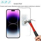 Panzerglas für iPhone 14 Pro 15 16 17 13 12 11 Pro Max Displayschutzfolie für iPhone 15 Pro Folie für iPhone 13 14 Pro Glas