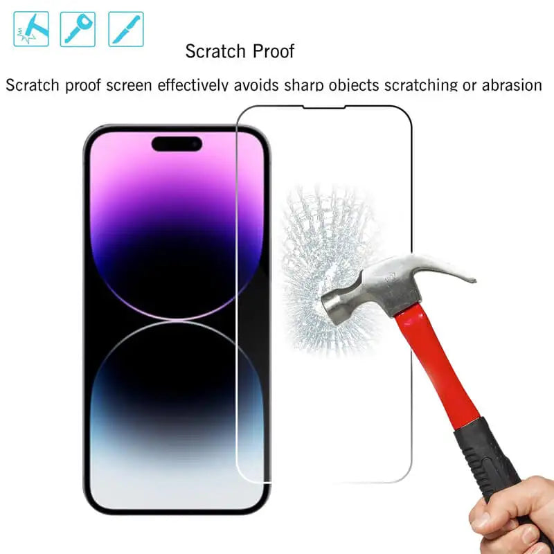 Panzerglas für iPhone 14 Pro 15 16 17 13 12 11 Pro Max Displayschutzfolie für iPhone 15 Pro Folie für iPhone 13 14 Pro Glas
