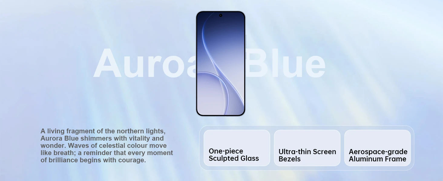 EU Version Smartphone OPPO Reno15 5G 8GB+512GB Blau, Snapdragon 7 Gen 4, 6500mAh, 80W, 6,59 Zoll, 50MP OIS Kamera, Offizielle Garantie