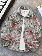 Frühlings- und Herbstjacke für Herren im neuen Ethno-Stil mit Aufdruck, hochwertige, stilvolle Trendjacke