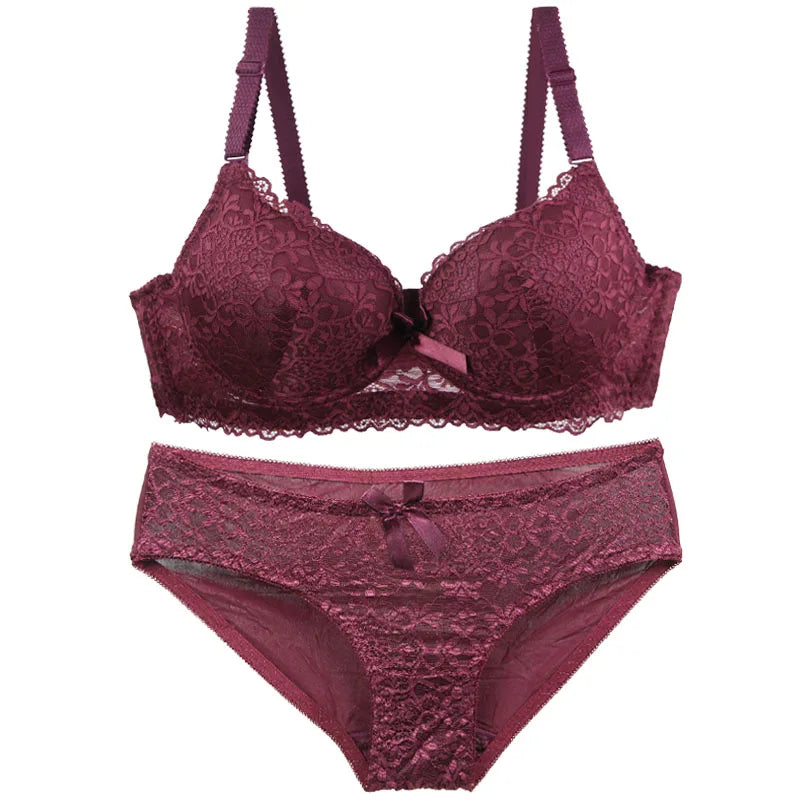 DaiNaFang Neues sexy BH-Set Push Up Unterwäsche für Damen Verstellbar Atmungsaktives Design Schweißabsorbierendes Oberteil BC Cup Dessous Hauptbild