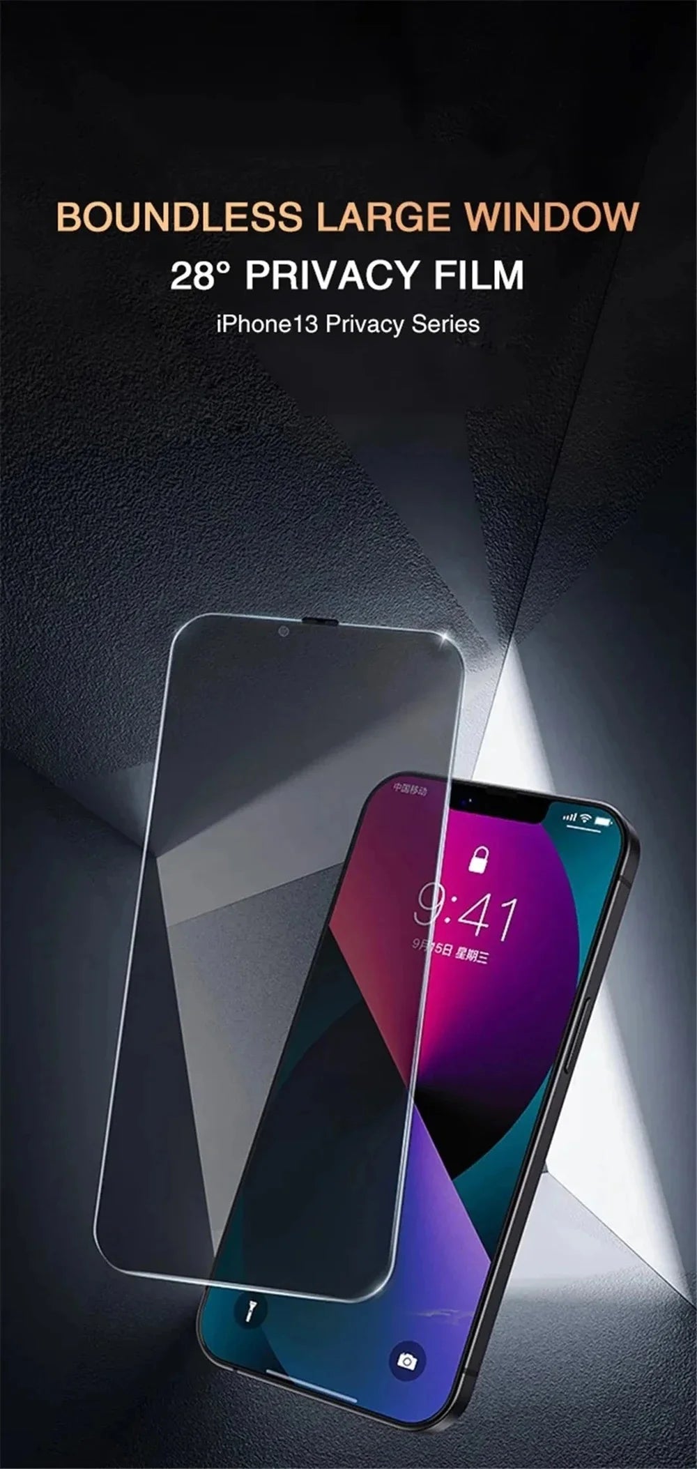 Blickschutzfolie für iPhone 17 Pro Max Anti-Spy Glas für iPhone 16 15 14 13 12 11 Pro Max Blickschutzfolie iPhone 17 Pro