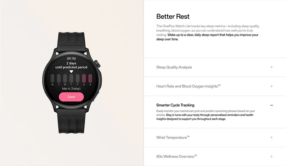 Globale Version OnePlus Watch Lite Smartwatch, 1,46 Zoll Display, 59g, 10 Tage zuverlässige Akkulaufzeit, Herzfrequenz, Blutsauerstoffüberwachung