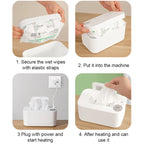 Baby Feuchttücherwärmer Spender Thermostat Wärmer Taschentuchbox Servietten Elektrische Heizung Isolierung Aufbewahrungsbox Halter