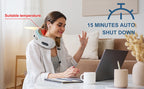 Elektrisches Nackenmassagegerät mit Wärme, Vibration, 3D-Knet-Shiatsu-Massage, U-förmiges Kissen zur Linderung von Schulter- und Nackenschmerzen und Müdigkeit