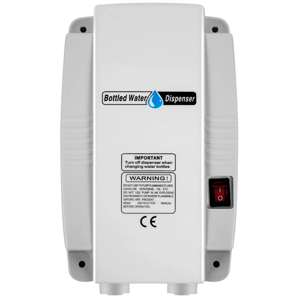 SucceBuy Flaschenwasser-Dosierpumpe mit PE-Schlauch 3,8 L/Min 2,8 bar für Kaffee-/Teemaschine Wasserspender Kühlschrank Eisbereiter