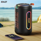 ZEALOT_MP1 Tragbarer Bluetooth-Lautsprecher 60W StormBox Blast Outdoor Wireless Lautsprecher IPX6 Wasserdichter Party Camping Lautsprecher 12H ZEAL