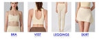 Activewear Set 2-teilig: Sport-BH & High Waist Leggings, Workout-Outfit für Yoga, Laufen, Fitness & Gym Kleidung für Damen
