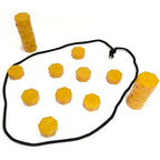 Partyspiele Magnetsteine Spiel Interaktives Magnetbrett Strategie-Spiel für Familien Kinder Erwachsene Hochwertige längste Seite 3,4cm