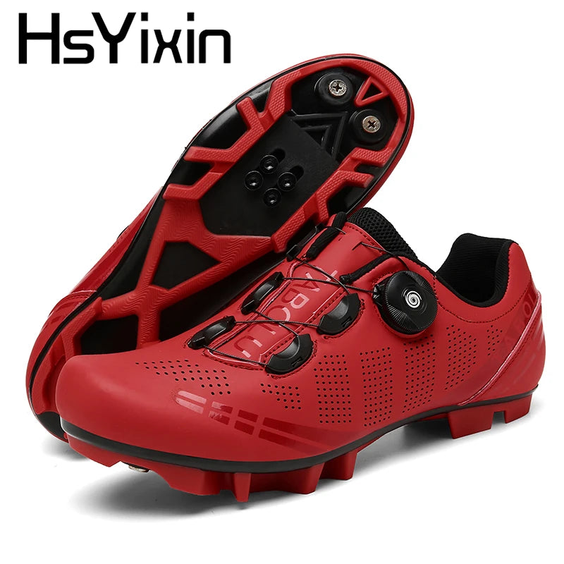 Fahrradschuhe aktualisiertes Modell MTB Fahrrad Herren Rennen Wettkampf selbstsichernd Speed Fahrrad Sportschuhe Damen Spd Cleats Radschuhe