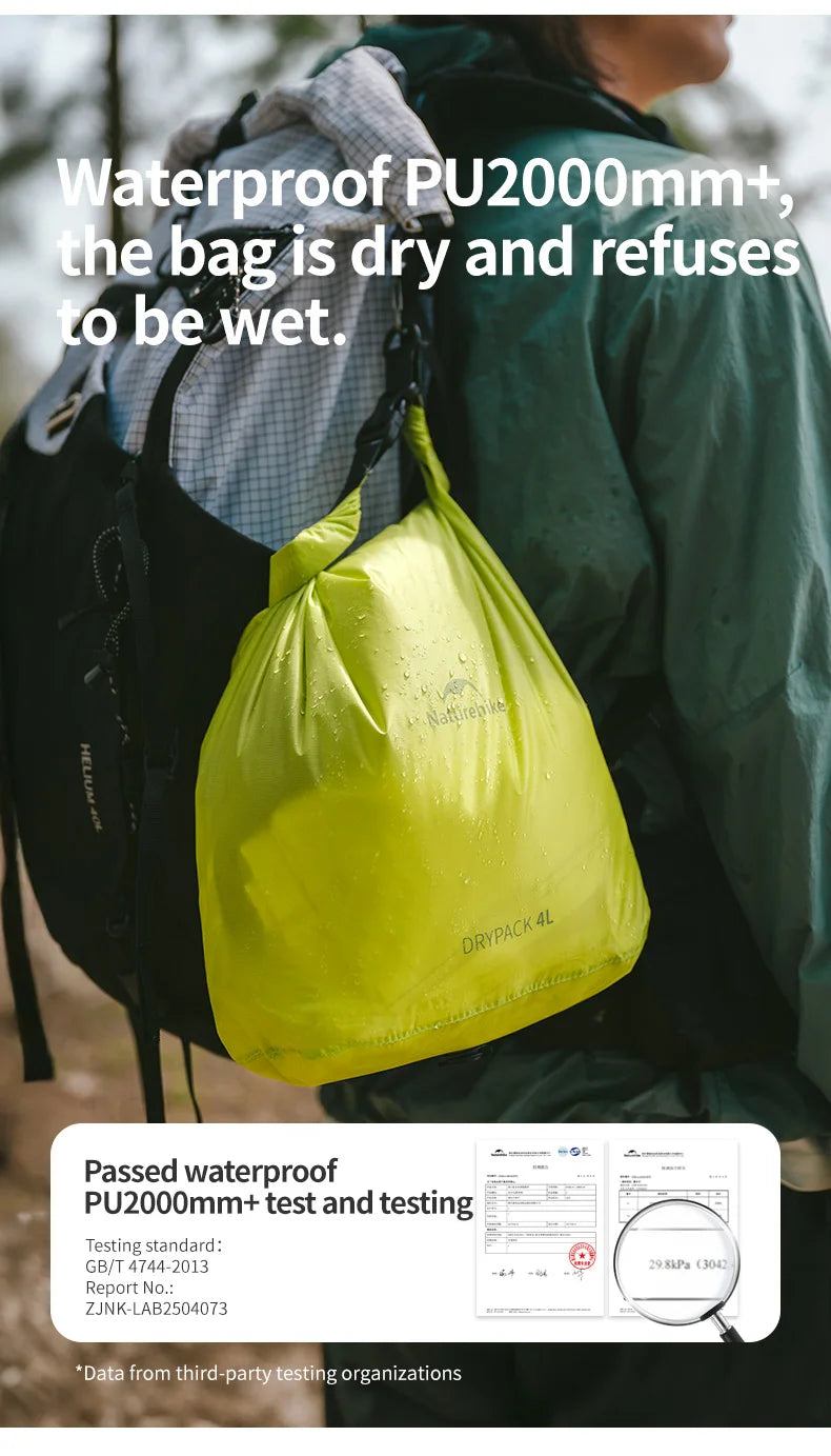 Naturehike Rolle-Aufbewahrungstasche Outdoor Reise Wandern Leicht Wasserdicht Vakuum Kompressionsspender Taschen Tragbarer Organizer